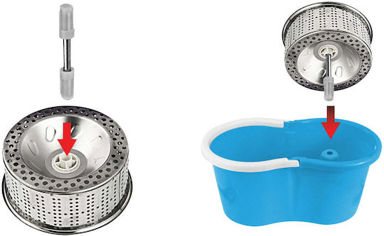 Esperanza Perfect Clean Spin Mop 2 Pieces EHS006