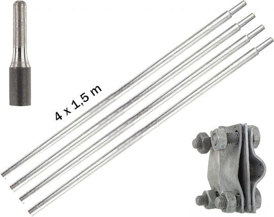 Fully Galvanized Grounding Electrode 6m 4x1.5m