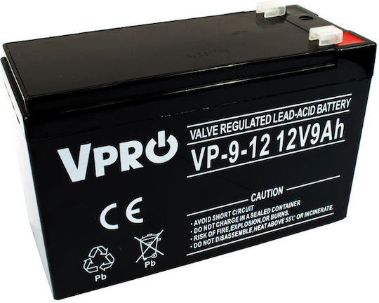 Stationary Battery Battery 12v 9 Ah Agm Pro Vrla