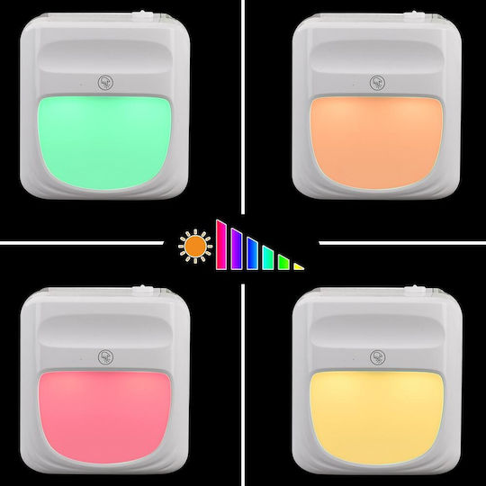 Bakaji LED Night Light Switch with Photocell 1pcs