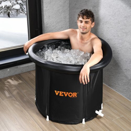Vevor Badewanne Acryl mit Hydrotherapie 80x75cm