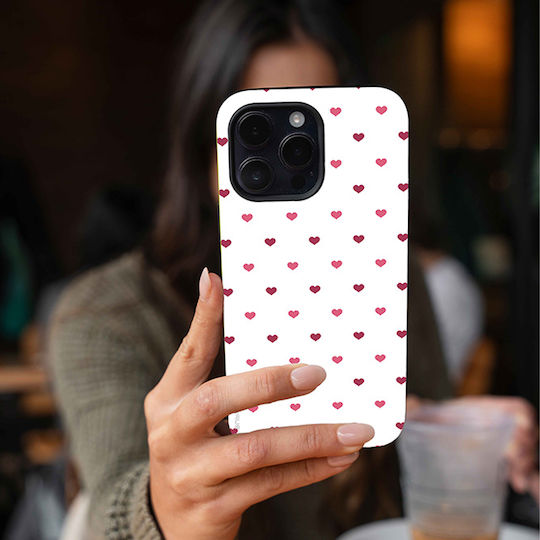 Sonique Heart Series Case for Motorola Moto E22 4G White 01