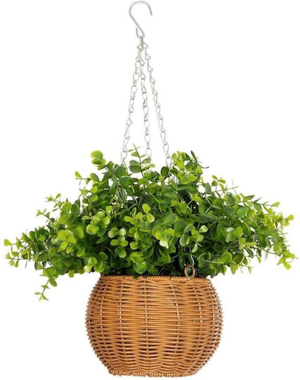 Artificial Plant in Small Pot Eucalyptus Green 30cm GloboStar