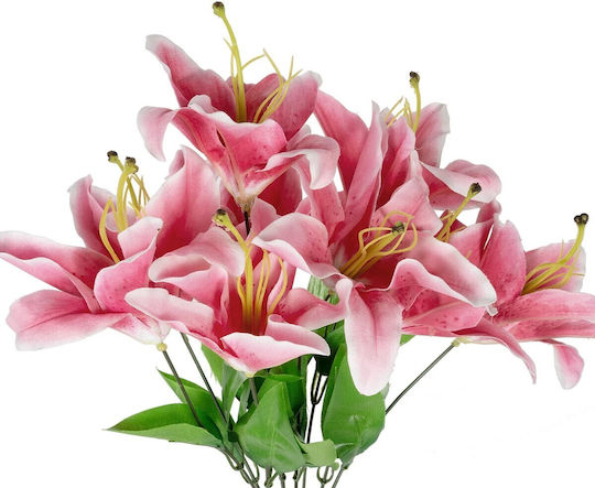 Bouquet of Artificial Flowers Pink 55cm GloboStar