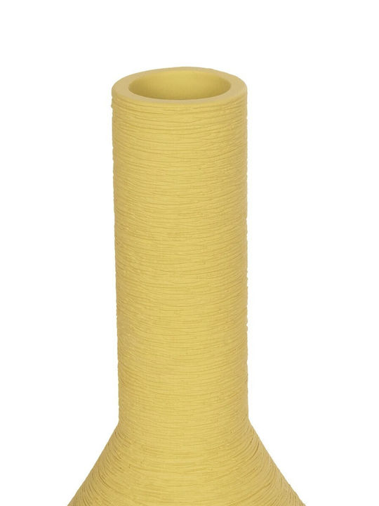 GloboStar Planter Ceramic Yellow 13x13x20cm.