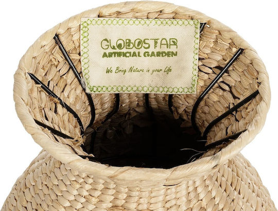 GloboStar Montpellier Саксия Дърво Бежов 28x28x60εκ.