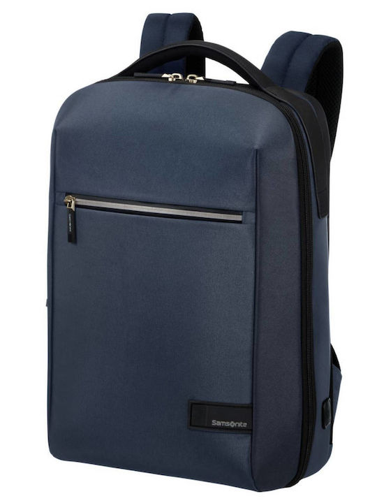 Samsonite Litepoint Geantă Impermeabilă Rucsac Pentru Laptop 14.1" Cu Port USB În Culoare Albastră