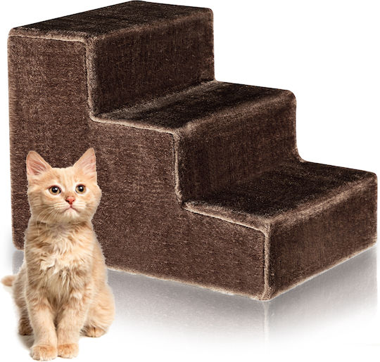 Bakaji Car Steps for Dog Brown