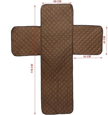 Pucioasa Husă Elastică Fotoliu Brown 1buc LJD15186