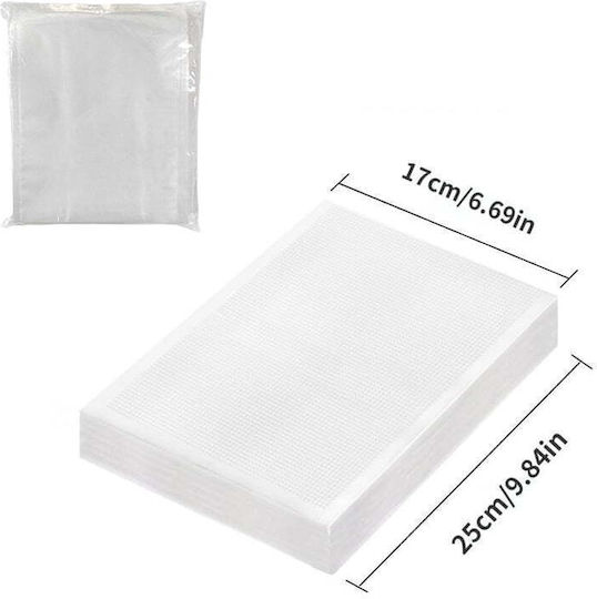 Grainy Vacuum Sealer Bag 250x170mm 100pcs