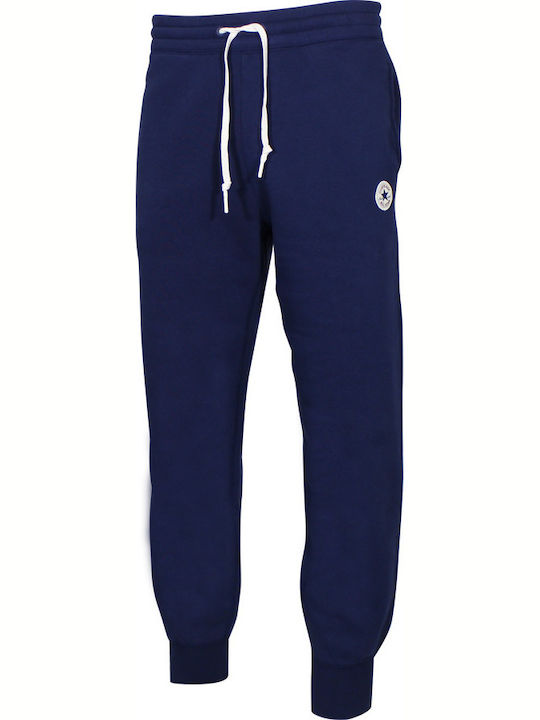 Core Rib Cuff Jogger Παντελόνι Φόρμας με Λάστιχο Μπλε