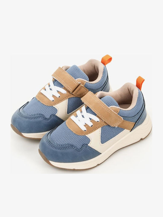 Παιδικά Sneakers Ανατομικά με Σκρατς Γαλάζια