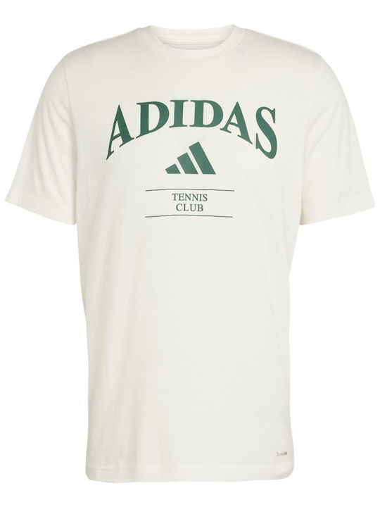 adidas Bluza Albă De Tenis Bărbat JV7013