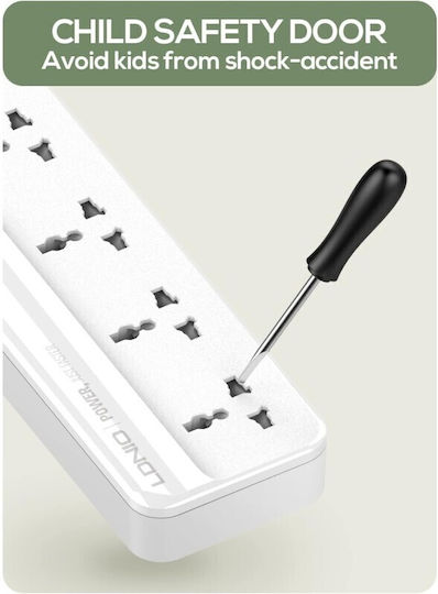 Ldnio Πολύπριζο 5 Θέσεων με 6 USB-A και Διακόπτη