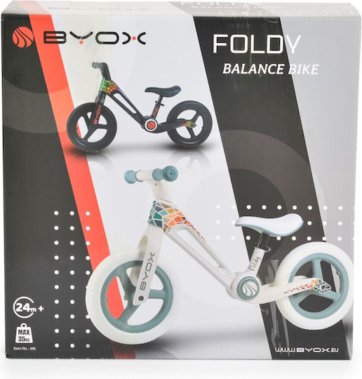 Byox Kids Balance Bike Foldy Green