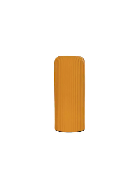 GloboStar Decorative Vase Orange 11x11x26cm