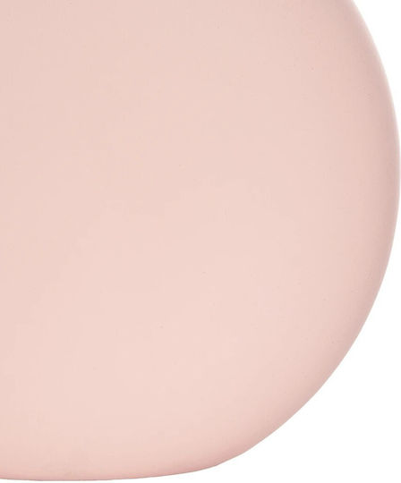 GloboStar Διακοσμητικό Βάζο Κεραμικό Artificial Garden Sicily Ροζ Φ15xΥ14cm