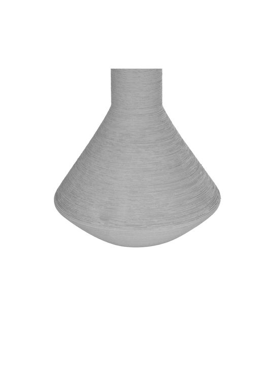 GloboStar Decorative Vase Artificial Garden Barbados White 16x16x25cm