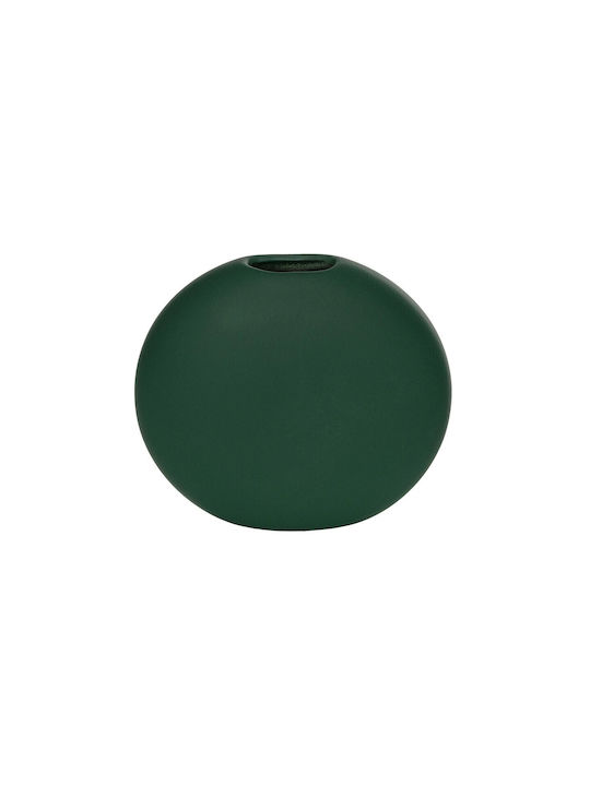GloboStar Decorative Vase Artificial Garden Menorca Green 15x15x14cm