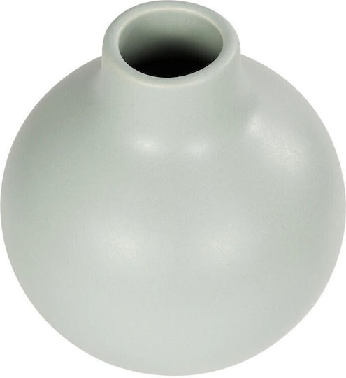 GloboStar Vază Decorativă Ceramică Turcoaz Ø12xÎ14cm