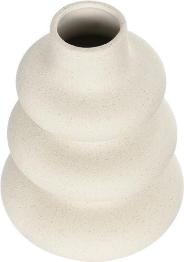 GloboStar Βάζο Κεραμικό Artificial Garden Thailand Μπεζ Φ14xΥ21cm GloboStar Βάζο Κεραμικό Artificial Garden Thailand Μπεζ Φ14xΥ21cm