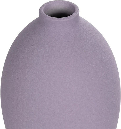 GloboStar Decorative Vase Artificial Garden Amethyst Purple 8x8x14cm