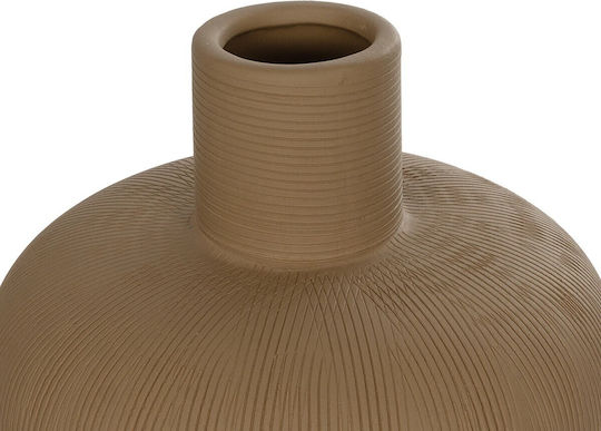 GloboStar Decorative Vase Artificial Garden Corneol Brown 17x17x20cm