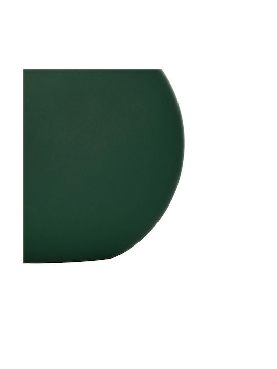 GloboStar Decorative Vase Artificial Garden Menorca Green 15x15x14cm