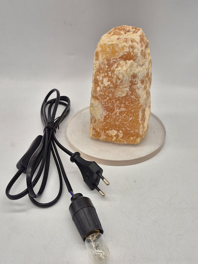 Decorative Lamp Yellow Calcite Crystal Palace