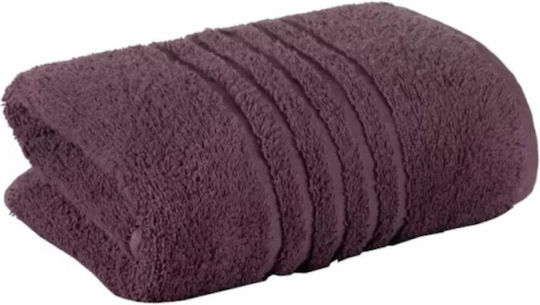 Pucioasa Prosoape De Hotel Pentru Față 90x50cm Violet Greutate 550gsm
