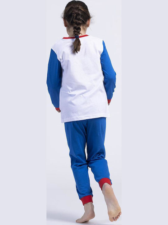 Arnetta Kinder Schlafanzug Winterlich White/blue