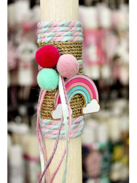 Lumânare de Paște Rotundă Handmade