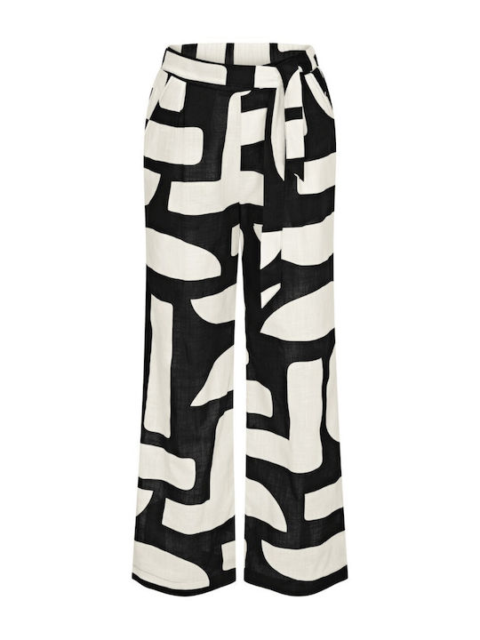 Triumph Sommer Damen Pyjama-Hose Black-White