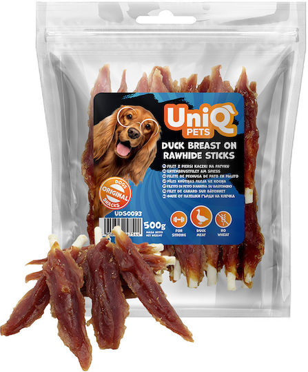Uniq Лакомства на пръчка за Кучета с Патица 500gr