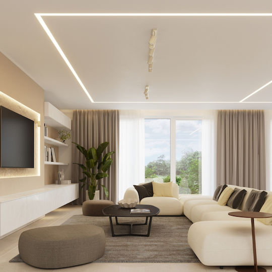 Sollux Doppel Spot mit Fassung GU10 in Beige Farbe