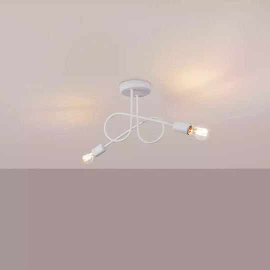 Sollux Deckenleuchte 57cm Weiß