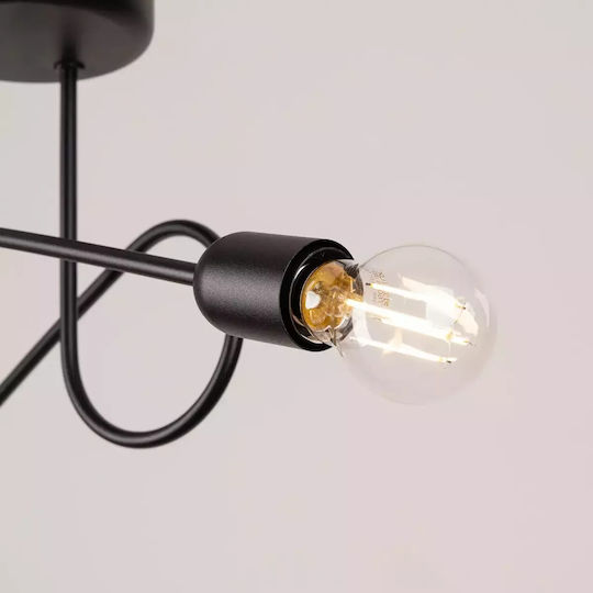 Sollux Deckenleuchte 57cm Schwarz