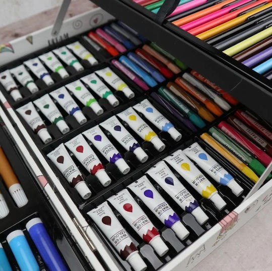 Painting Set in Case 34.5x23.5cm 145pcs