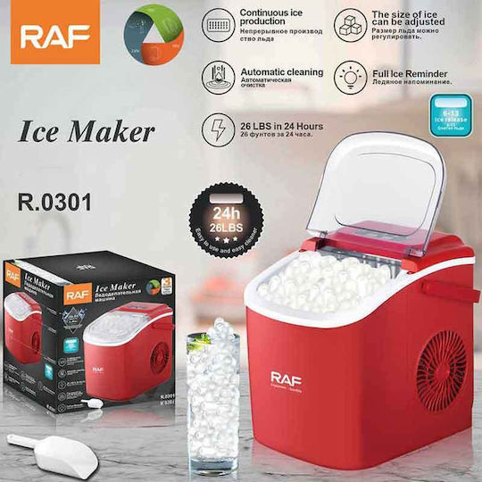 Raf Ice Machine with Daily Ice Making Capacity 12kg