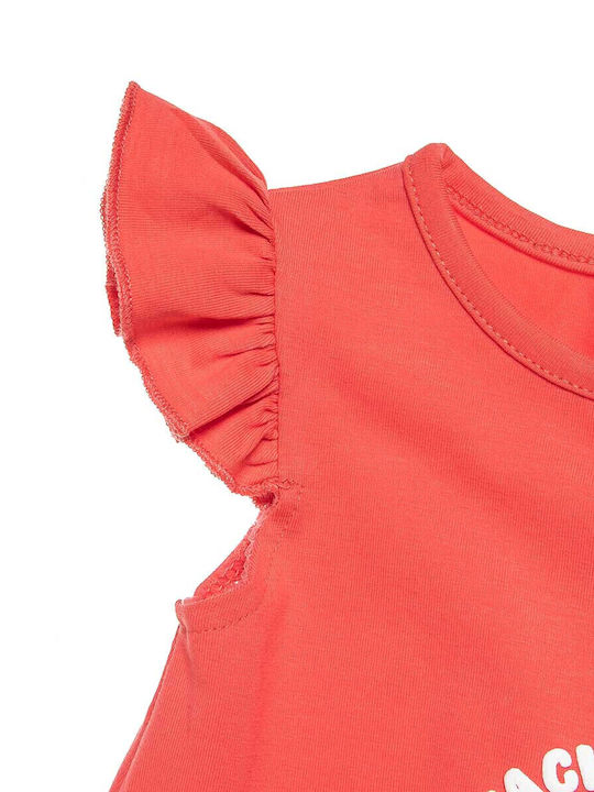 Alouette Tender Comforts Baby Bodysuit Sleeveless Coral
