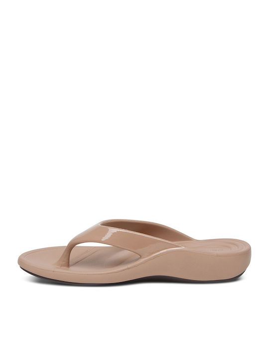 Frauen Flip Flops in Braun Farbe