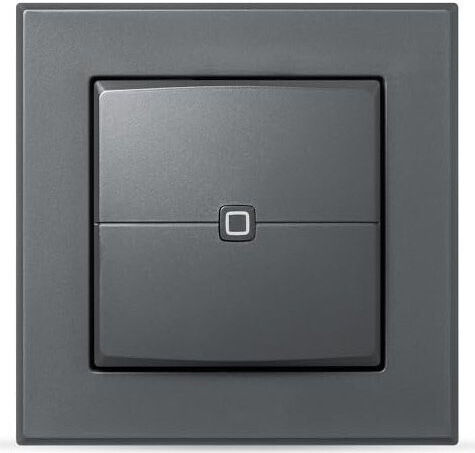 HomeMatic Comutator De Perete Electric Obturator Rulou Sens Unic Fără Ramă Gri