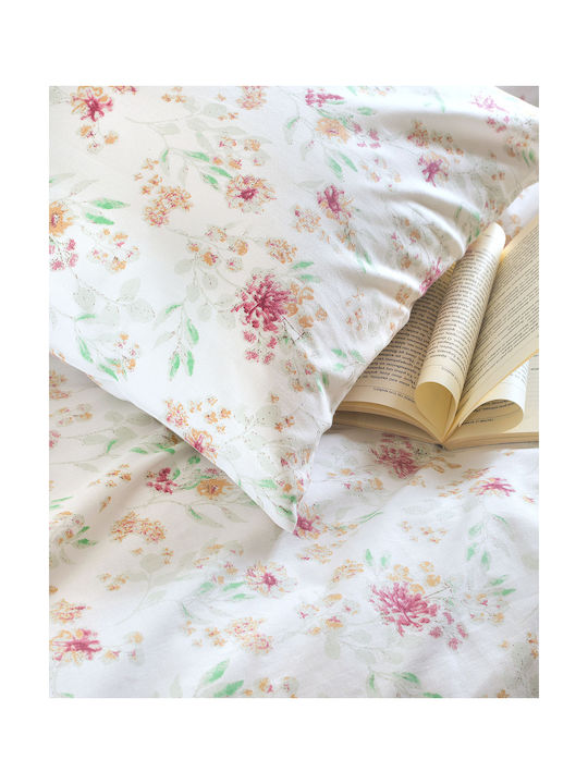 Rythmos Sorin Pillowcase Set with Envelope Cover Pink 50x70cm.