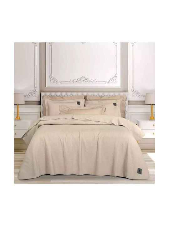 Greenwich Polo Club 3495 Σετ Μαξιλαροθήκες Oxford Beige 50x70εκ.
