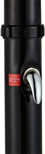 Bakaji Solar Pool Shower Made of PVC with Width 11.5cm Black