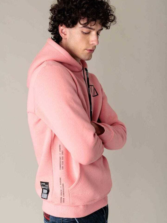 Φούτερ με Κουκούλα Warm Pink