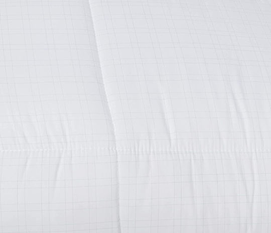 Tac Πάπλωμα Διπλό με Γέμιση Microfiber 215x235εκ. White