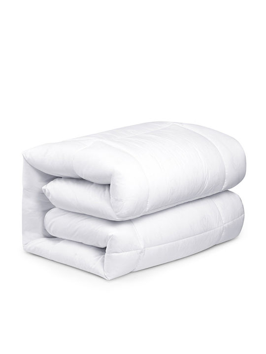 Pucioasa Husă de pătură De Lână Single 160x210cm Alb 400 g/mp²Gsm
