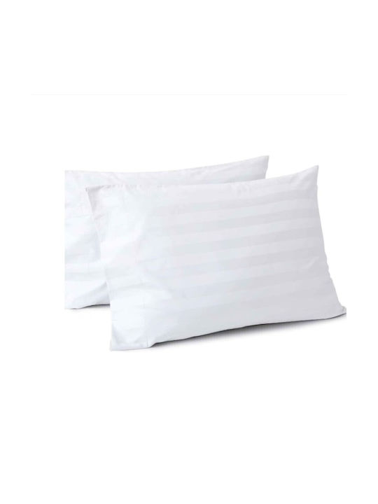 Pucioasa Σετ Μαξιλαροθήκες White 50x70εκ.