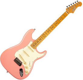 Jet Guitars Jet Js-300 Ηλεκτρική Κιθάρα ST Style Ροζ